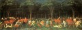『森の狩り』ルネサンス初期 パオロ・ウッチェロ